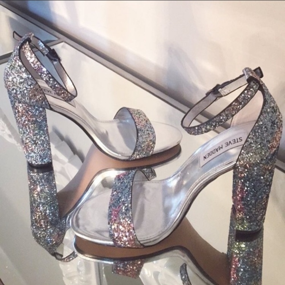 Steve Madden Carrson Glitter Heels